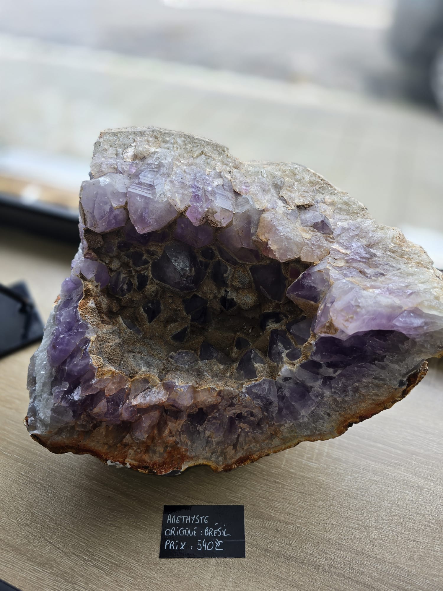 Améthyste Naturelle Du Brésil - 3.75 Carats - Taille Fancy Non Traitée