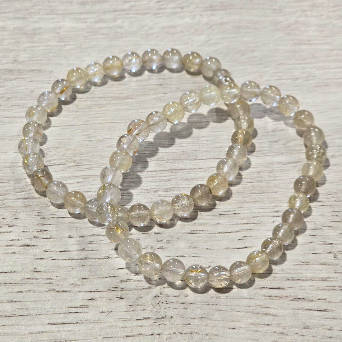 Quartz Rutile Doré - 6mm