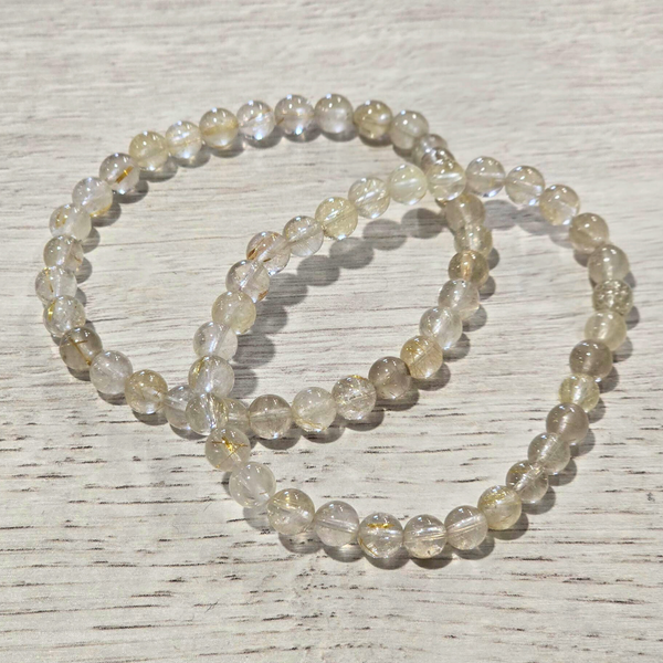 Quartz Rutile Doré - 6mm