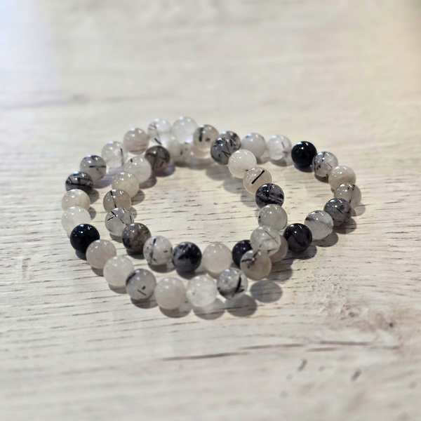 Quartz Tourmaline Noire - 8mm