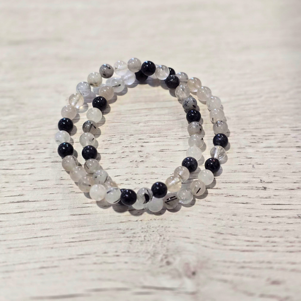 Quartz Tourmaline Noire - 6mm