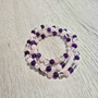 Améthyste, Quartz Rose & Cristal De Roche - 6mm