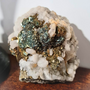 Pyrite sur Calcite
