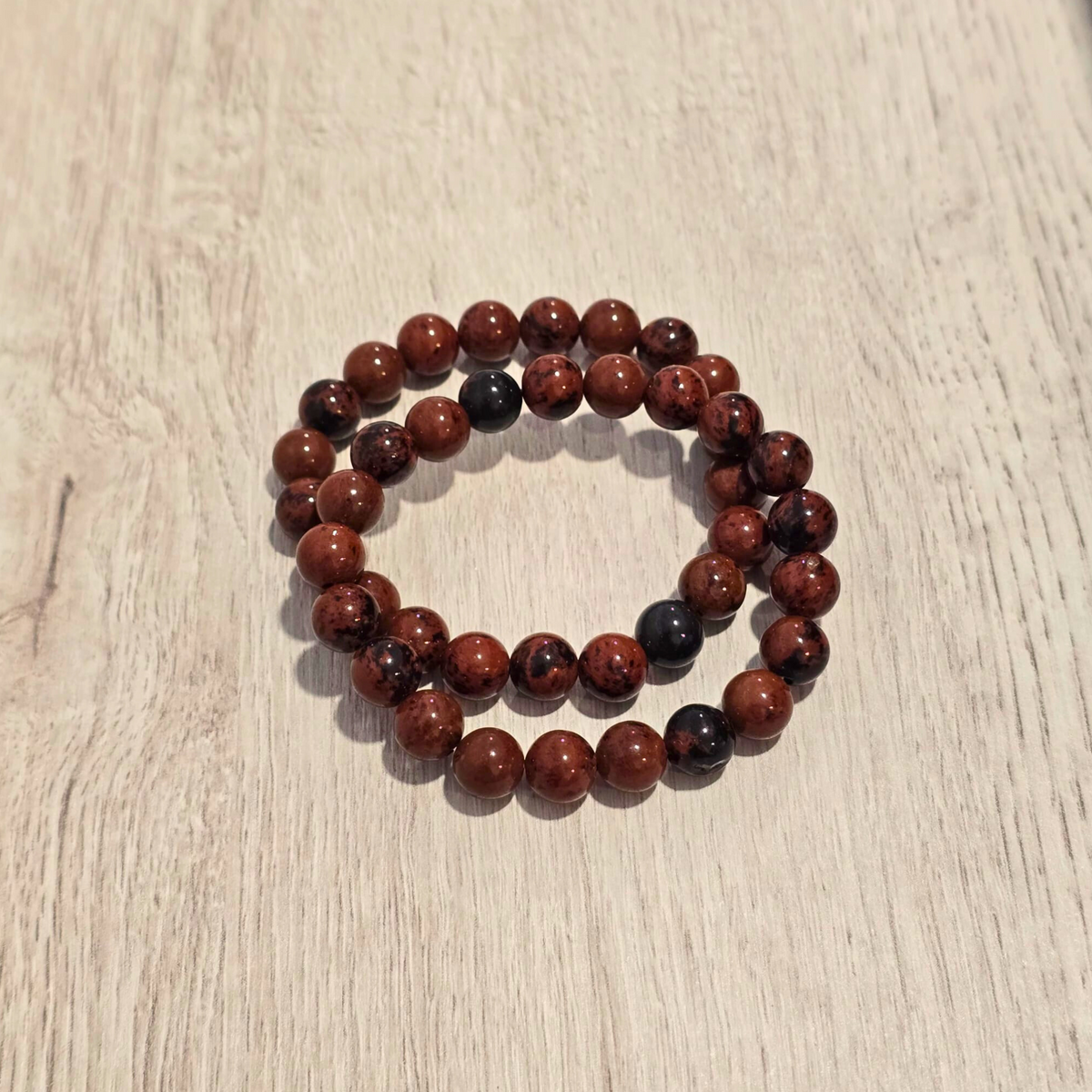 Obsidienne Mahogany (Acajou) -8mm
