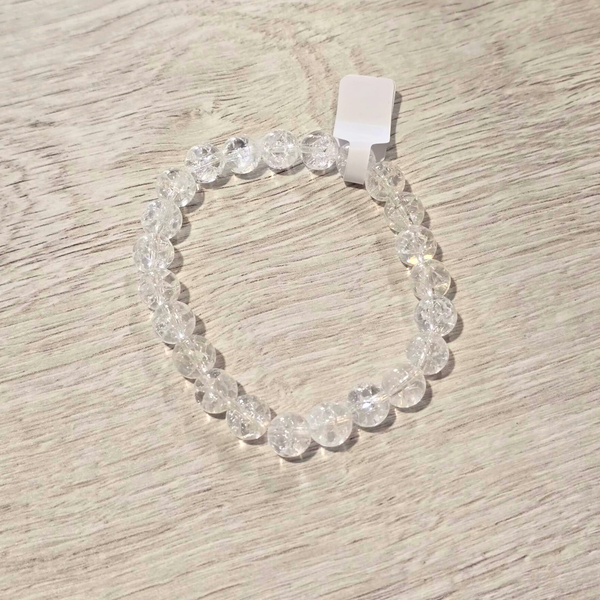 Cristal De Roche Craquelé - 8mm