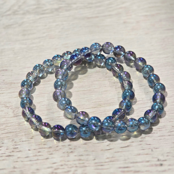 Aqua Aura Bleue - 8mm