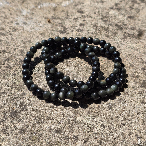 Obsidienne Œil Céleste - 6mm