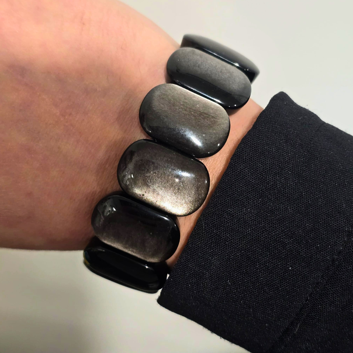 Obsidienne Argentée