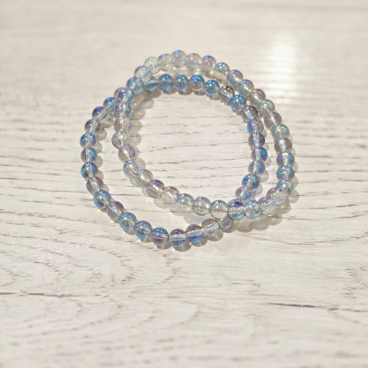Aqua Aura Bleue - 6mm